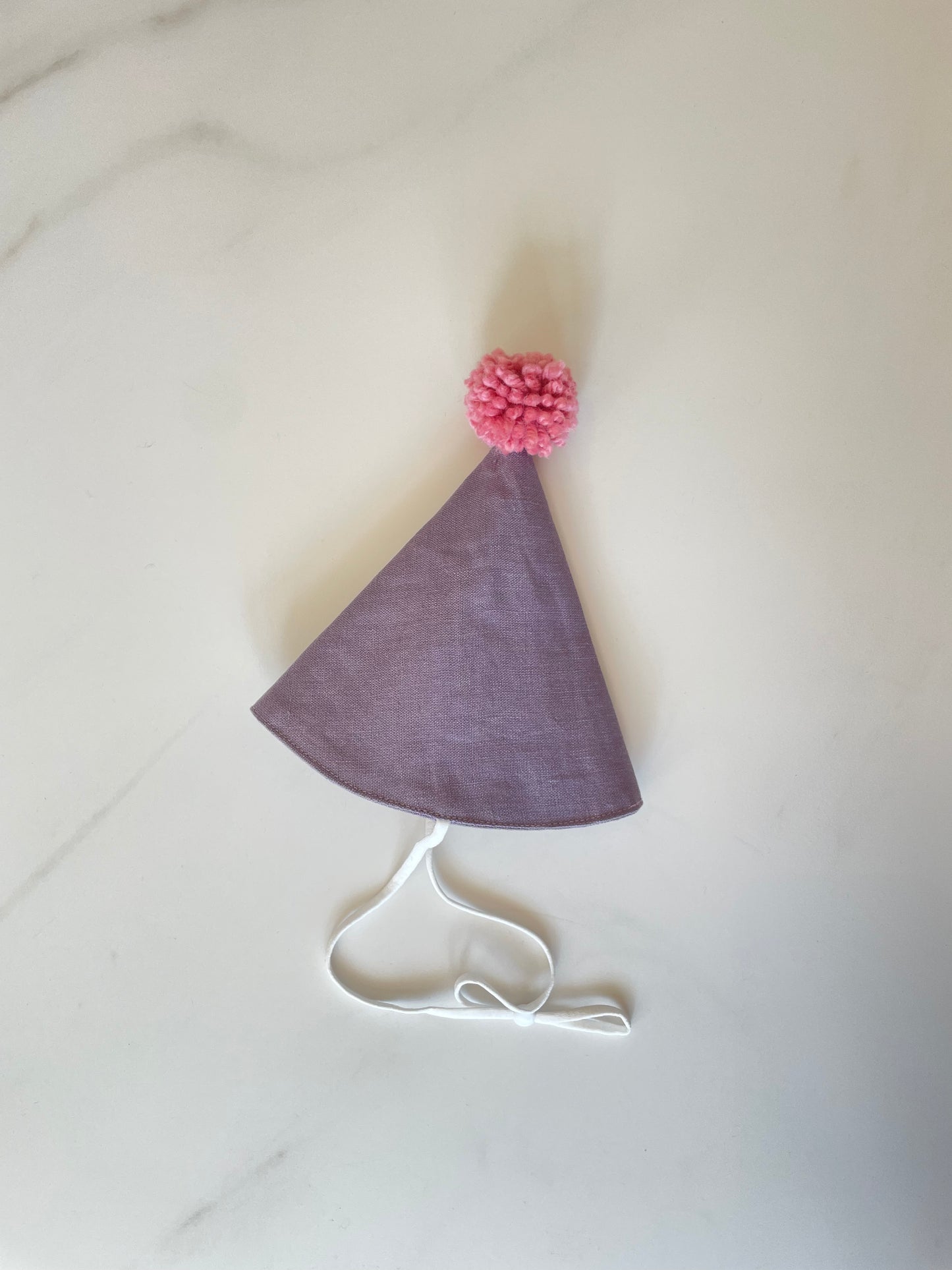 Linen Birthday hat