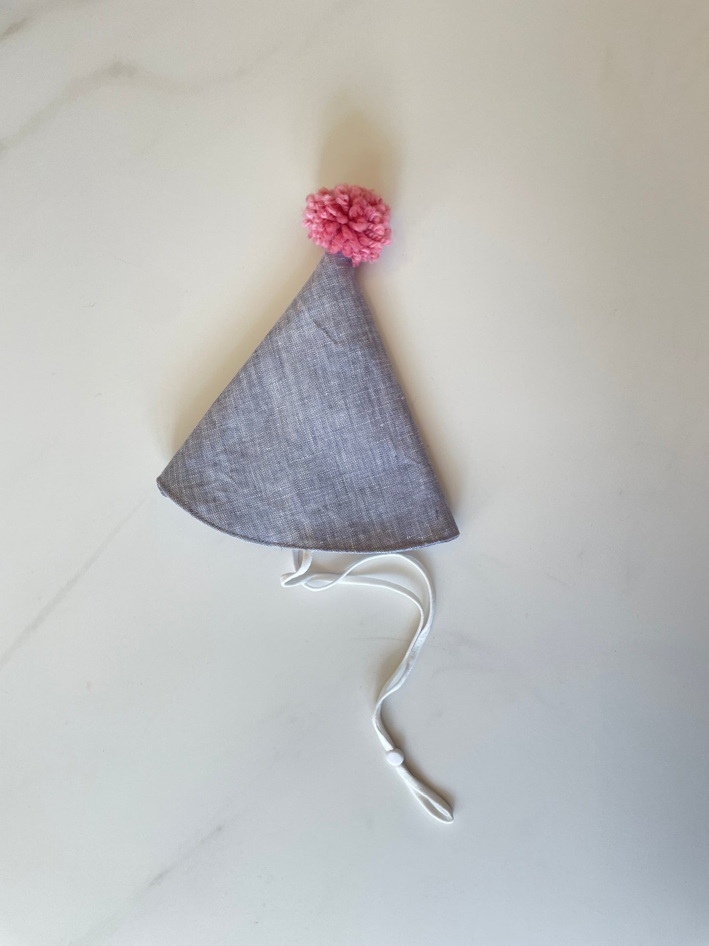 Linen Birthday hat