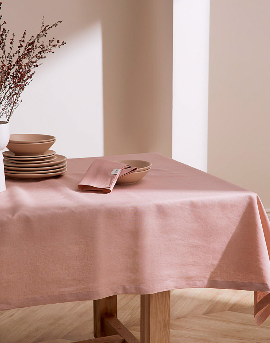 Linen tablecloth