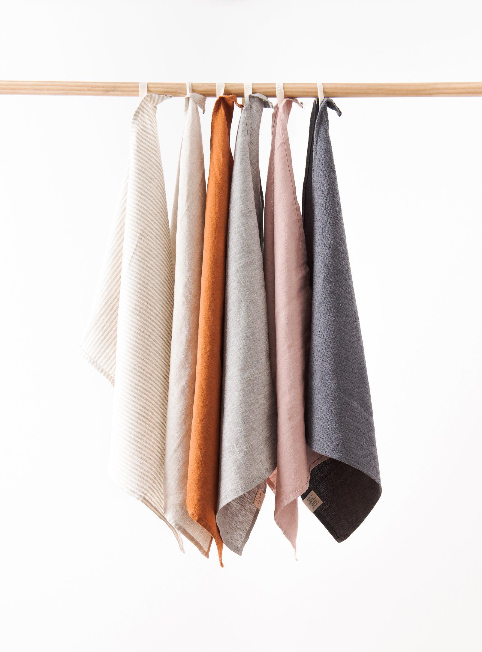 Plain coloured tea sale towels